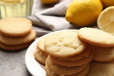 Low Sugar or Sugar Free Lemon Cookies