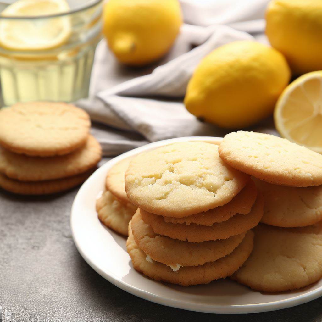 Low Sugar or Sugar Free Lemon Cookies