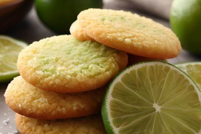 Low Sugar or Sugar Free Lime Cookies