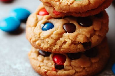 Low Sugar or Sugar Free M&M Cookies