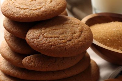 Low Sugar or Sugar Free Molasses Cookies