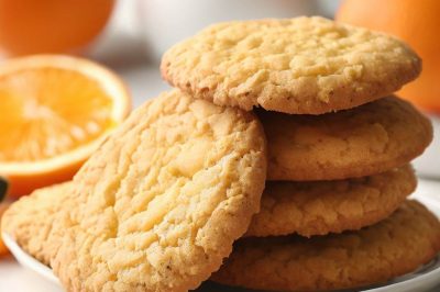 Low Sugar or Sugar Free Orange Cookies