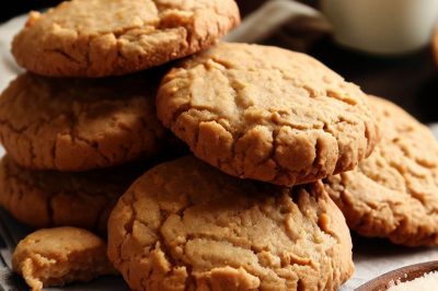 Low Sugar or Sugar Free Peanut Butter and Coconut Cookies