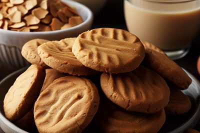 Low Sugar or Sugar Free Peanut Butter and Honey Cookies
