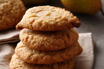 Low Sugar or Sugar Free Pear Cookies