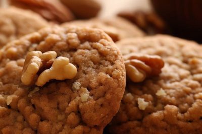 Low Sugar or Sugar Free Walnut Cookies