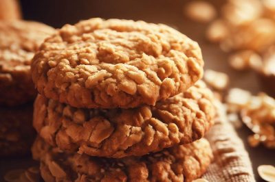 Oatmeal and Peanut Butter Cookies