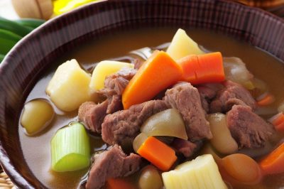 Oil-Free Beef and Vegetable Soup