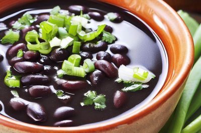 Oil-Free Black Bean Soup