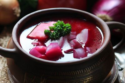 Oil-Free Borscht for One
