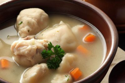 Oil-Free Chicken and Dumpling Soup
