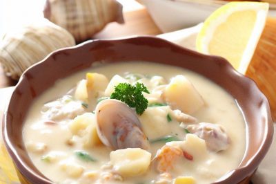 Oil-Free Clam Chowder