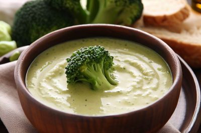 Oil-Free Cream of Broccoli Soup