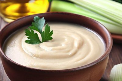 Oil-Free Cream of Celery and Cream Soup