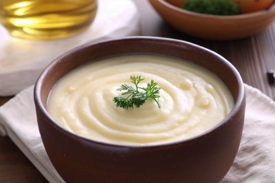 Oil-Free Cream of Potato Soup