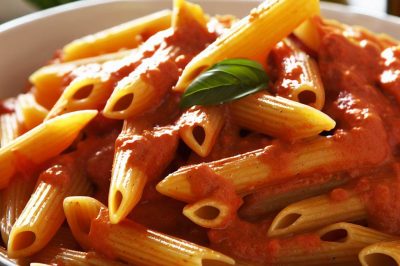 Oil-Free Penne with Vodka Sauce