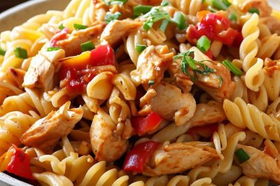 One-Serving Chicken Fajita Pasta
