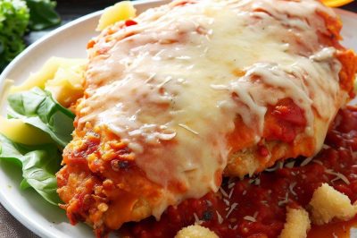 One-Serving Chicken Parmesan