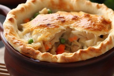 One-Serving Chicken Pot Pie