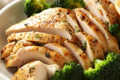 One-Serving Chicken and Broccoli
