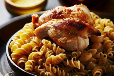 One-Serving Chicken and Pasta