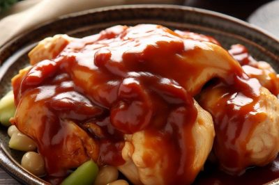 One-Serving Chicken with Red Sauce