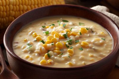 One Serving Corn Chowder