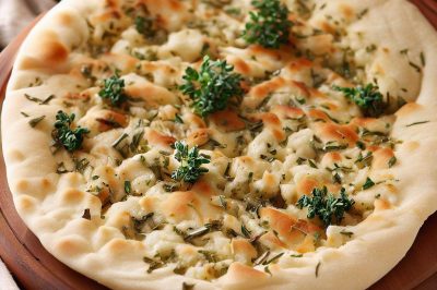 One-Serving Flatbread with Herbs