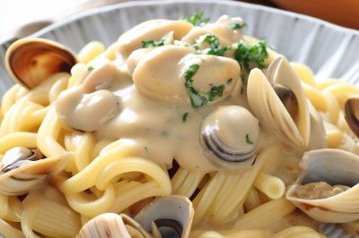 One Serving Clam Sauce Pasta