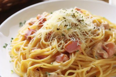 One Serving Spaghetti Carbonara