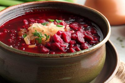 One-Serving Vegan Borscht