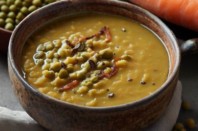 One Serving Vegan Split Pea Soup
