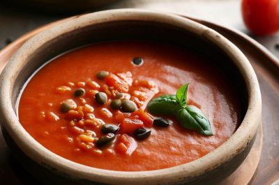 One-Serving Vegan Tomato Soup