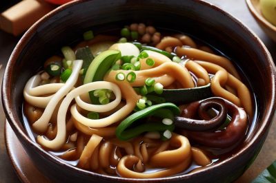 One-Serving Vegan Udon Soup