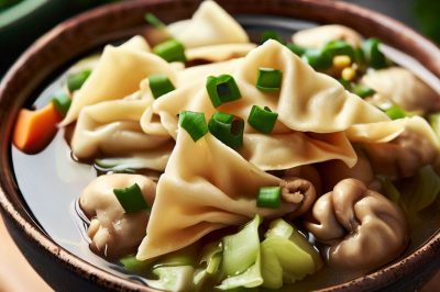 One Serving Vegan Wonton Soup
