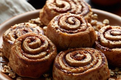 One Serving Whole Grain Cinnamon Rolls