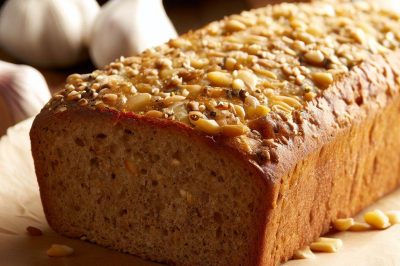 One Serving Whole Grain Garlic Bread