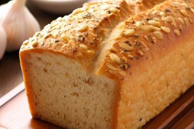 One Serving Whole Grain Garlic Bread
