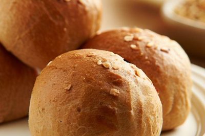 One-Serving Whole Wheat Dinner Rolls