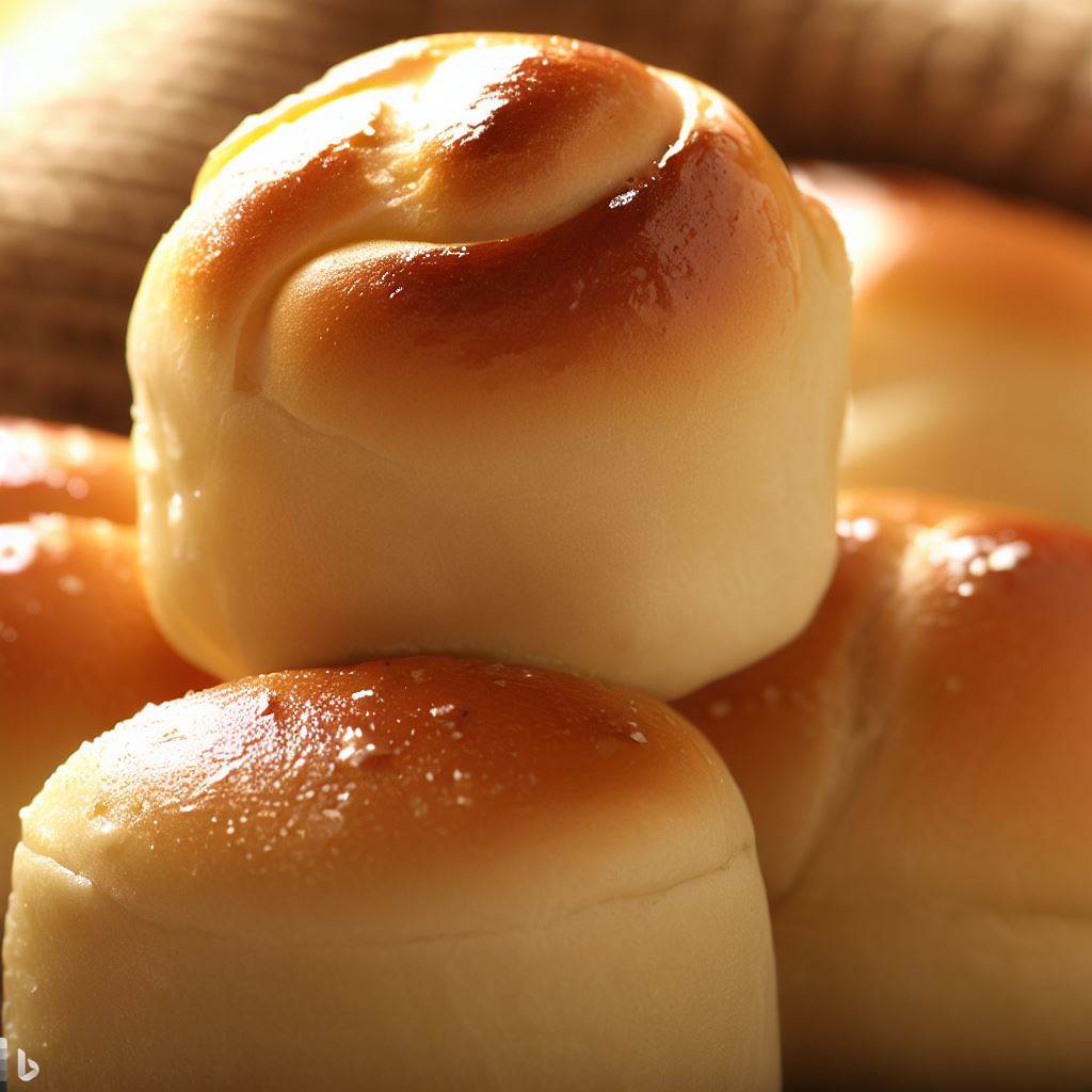 One Serving of Delicious Butter Rolls