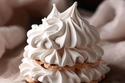 One Serving of Delicious Meringue Cookies