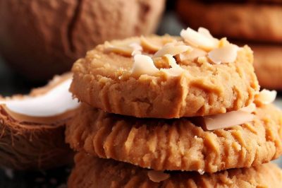Peanut Butter and Coconut Cookies