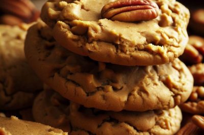 Peanut Butter and Pecan Cookies