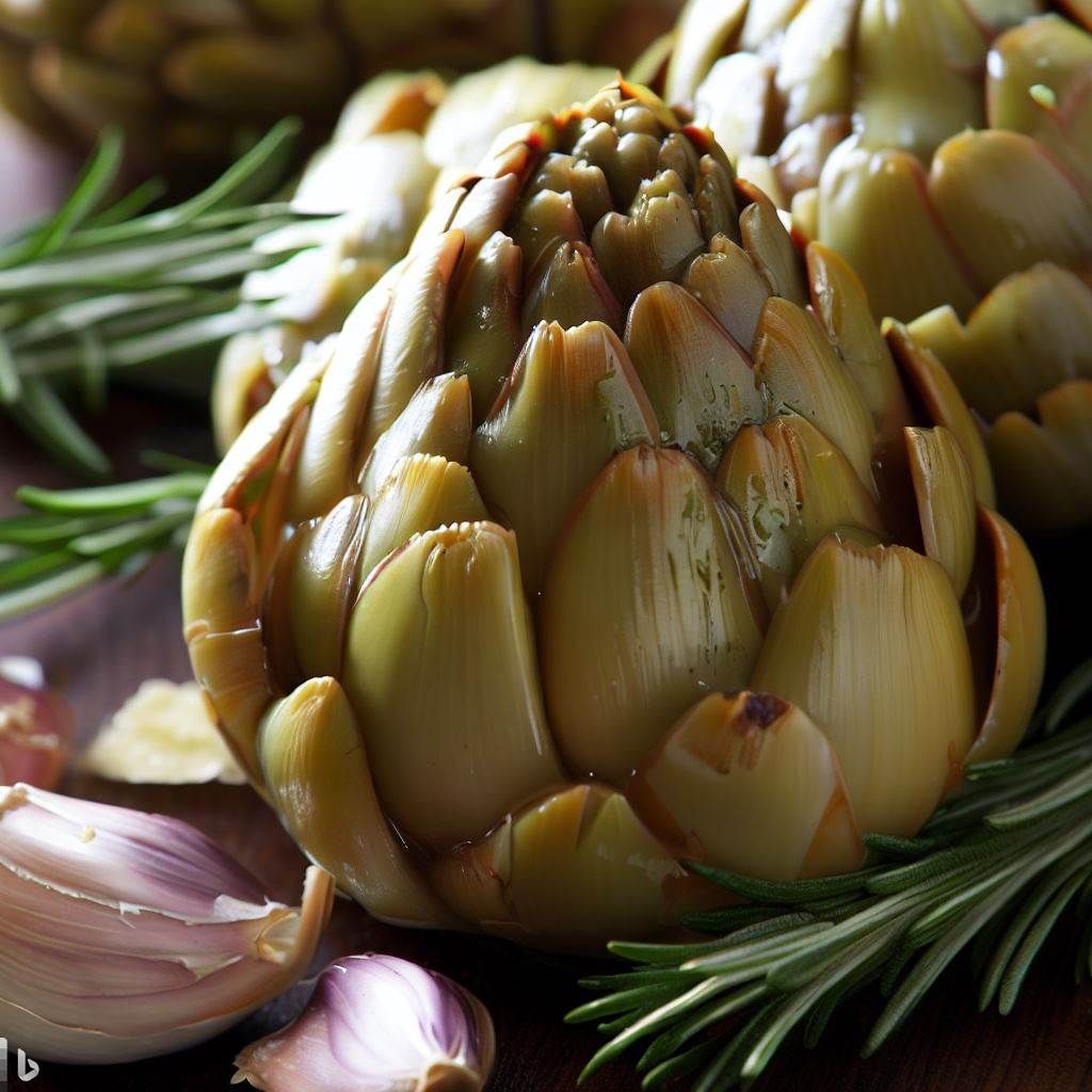 Pickled Artichokes with Rosemary and Garlic
