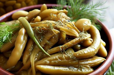 Pickled Green Beans with Dill and Fennel