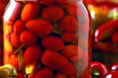 Pickled Hot Cherry Peppers