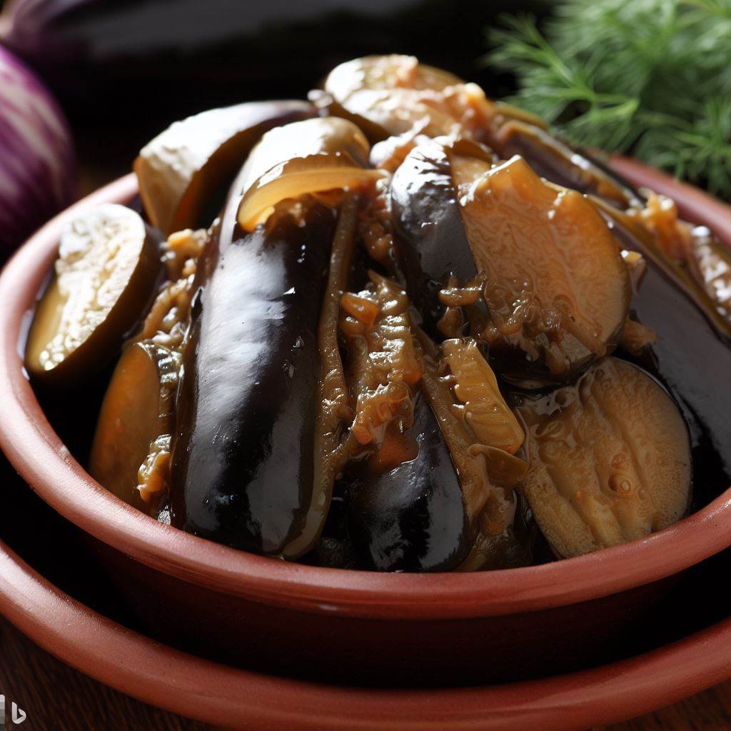 Quick Pickled Eggplant