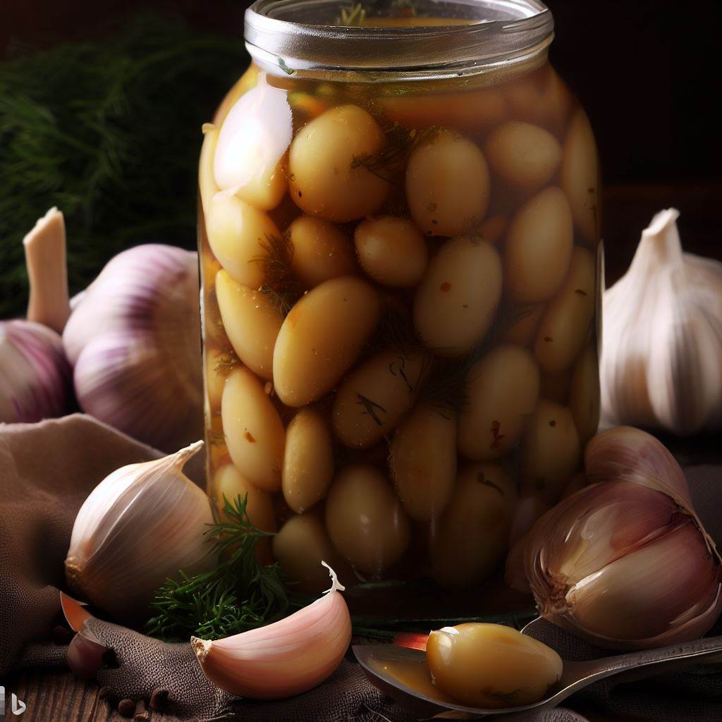Quick Pickled Garlic