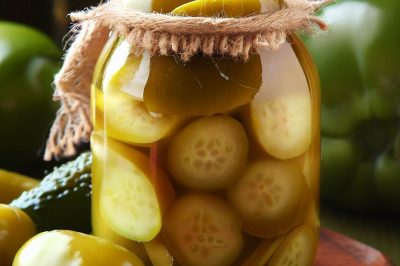 Quick Pickled Green Tomatoes