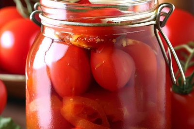 Quick Pickled Red Tomatoes